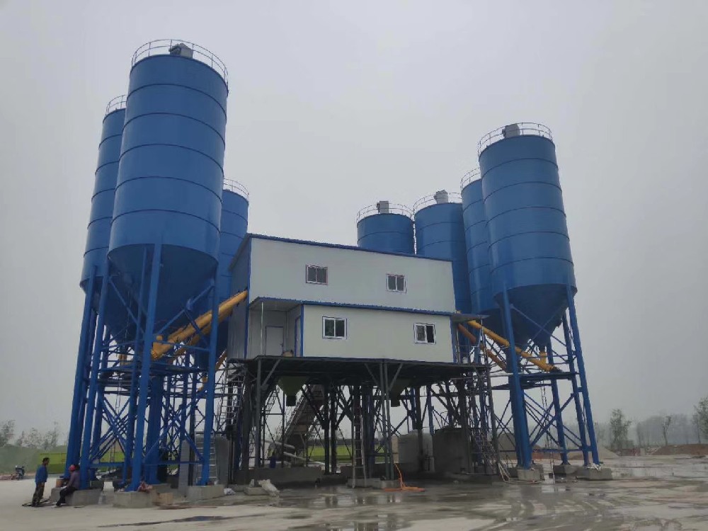 HZS180 concrete batching plant