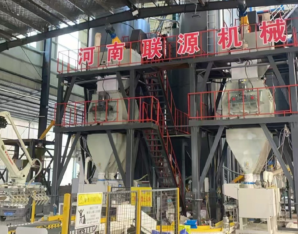 Customers in the Philippines purchased 200,000 tons of dry powder mortar production line from Lianyuan Machinery