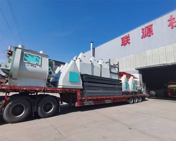 Lianyuan machinery sent to Hubei dry mortar production line equipment